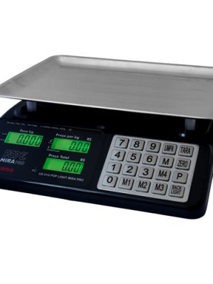 balança computadora us 31 / 2 pop z mira pro com prato de frutas